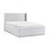 Carmel Queen Platform Bed - Light Gray by Homelegance