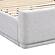 Carmel Full Platform Bed - Light Gray by Homelegance