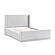 Carmel Eastern King Platform Bed - Light Gray by Homelegance