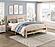 Carter Queen Platform Bed - Natural by Homelegance