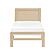 Carter Twin Platform Bed - Natural by Homelegance