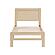 Carter Twin Platform Bed - Natural by Homelegance
