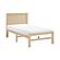 Carter Twin Platform Bed - Natural by Homelegance