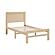 Carter Twin Platform Bed - Natural by Homelegance