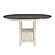 Junipero 5pc Dining Table and 4 Side Chair - Antique White & Rosy Brown by Homelegance