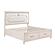 Lunaris  California King Platform Bed w/Footboard Storage - Beige by Homelegance