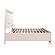 Lunaris  Eastern King Platform Bed w/Footboard Storage - Beige by Homelegance