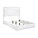 2455K-1CK* California King Bed - White by Homelegance