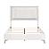 2457-1* Queen Bed - White by Homelegance
