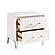 2457-4 Nightstand - White by Homelegance