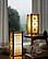 Shoji Kumiko Lamp - Tall by Comfort Pure