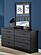 6 Drawer Double Dresser Ebony by Innovations