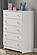 5 Drawer Chest White by Innovations
