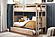 Dune Bunk Twin over Twin Bed with Short Ladder Sandstone Finish by Innovations