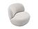 Cove Swivel Chair in Light Grey by J&M Furniture