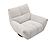 Atlas Swivel Chair in Light Grey by J&M Furniture
