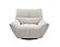 Atlas Swivel Chair in Light Grey by J&M Furniture