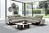 Dolce Vita Reclining Sectional in Milk Tea by J&M Furniture