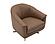 Sloan Swivel Chair in Cognac by J&M Furniture