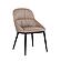 Kora Leather Chair in Mocha 300 (Set of 2) by J&M Furniture