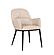 Kora Leather Armchair in Light Mocha 301 by J&M Furniture