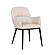 Kora Leather Armchair in Wheat 805 by J&M Furniture