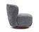 Zola Swivel Chair in Charcoal by J&M Furniture