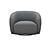 Orbit Swivel Chair in Charcoal by J&M Furniture