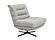 Nest Swivel Chair in Light Grey by J&M Furniture