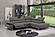The Annalaise Recliner Leather Sectional in Truffle by J&M Furniture