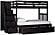 Richmond Bunk Twin over Full with Storage Staircase Ebony Finish  by Innovations