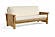 Futon Frame - Front-Closing Eco-Friendly Solid Oak - Libra  by Comfort Pure