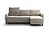 Delta Full XL Sectional (Reversible Chaise + Loveseat Sleeper) Cloud 02 by Luonto