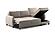 Delta Full XL Sectional (Reversible Chaise + Loveseat Sleeper) Cloud 02 by Luonto