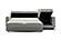 Elliot Sofa Sleeper (King Size) w/Openable Chaise Lea 40 by Luonto