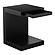 Zio Side Accent Table - Black Oak by Moe's Home Collection