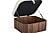Sonny Ottoman Walnut by Moe's Home Collection