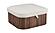 Sonny Ottoman Walnut by Moe's Home Collection