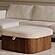 Sonny Ottoman Walnut by Moe's Home Collection