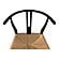 Ventana Counter Stool - Black & Natural by Moe's Home Collection