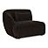 Amelia Left Arm Facing Chair Espresso by Moe's Home Collection
