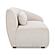 Amelia Right Arm Facing Chair Warm White by Moe's Home Collection