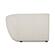 Amelia Right Arm Facing Chair Warm White by Moe's Home Collection