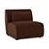 Amelia Slipper Chair Chestnut by Moe's Home Collection