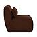 Amelia Slipper Chair Chestnut by Moe's Home Collection