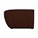 Amelia Right Arm Facing Chaise Chestnut by Moe's Home Collection
