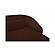 Amelia Right Arm Facing Chaise Chestnut by Moe's Home Collection