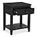 Corrine Nightstand Antique Black by Moe's Home Collection