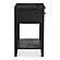 Corrine Nightstand Antique Black by Moe's Home Collection