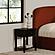 Corrine Nightstand Antique Black by Moe's Home Collection